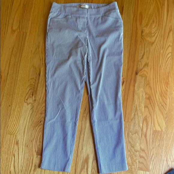 Jones Studio Blue Chinos Tapered Fit - Picture 3 of 4